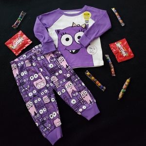 Little monster glow pajama